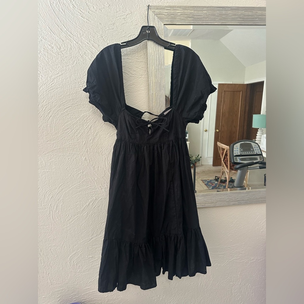 Urban Outfitters Black Backless Dress